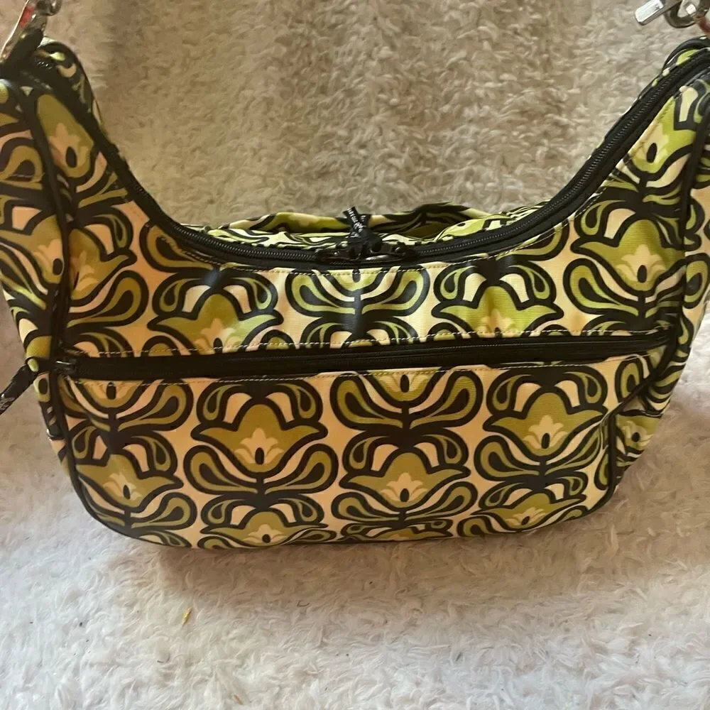 Petunia Pickle Bottom Shoulder/cross body bag canvas coated diaper bag
